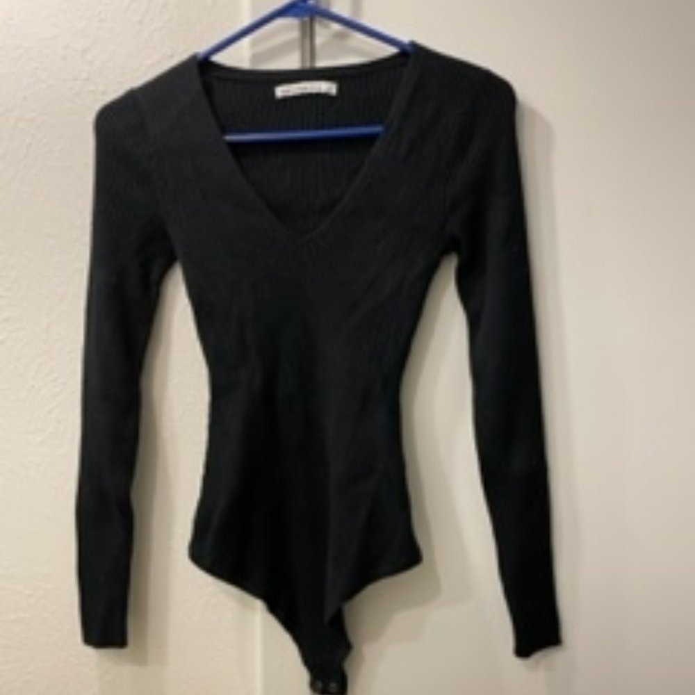 Black Abercrombie Bodysuit